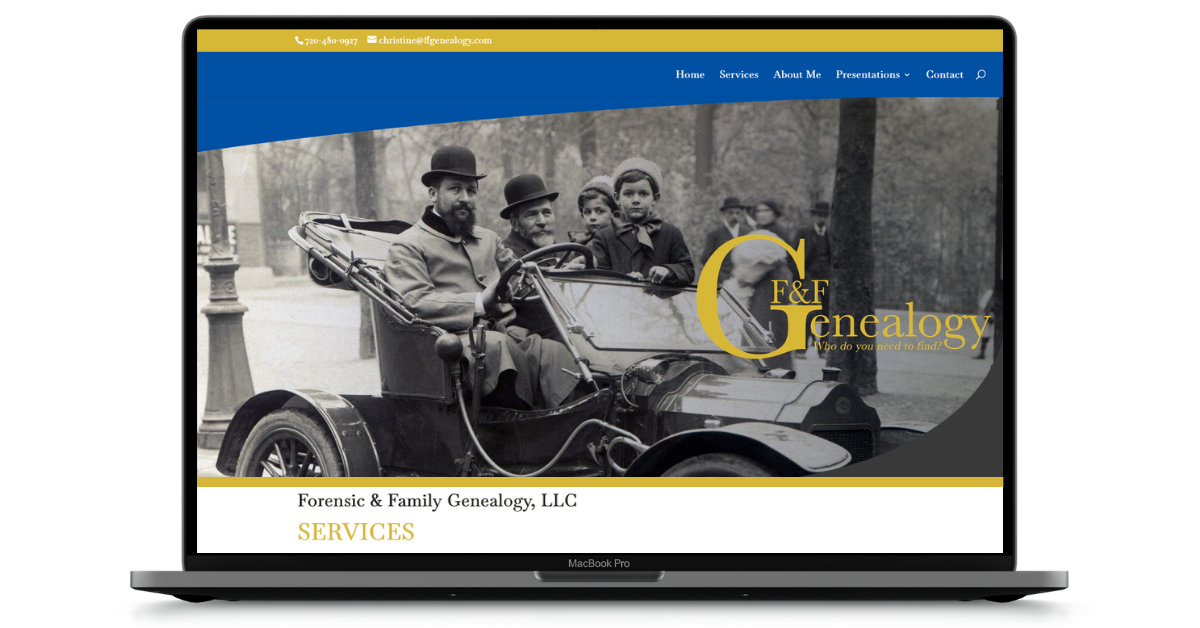 Artspark Genealogy Website Design