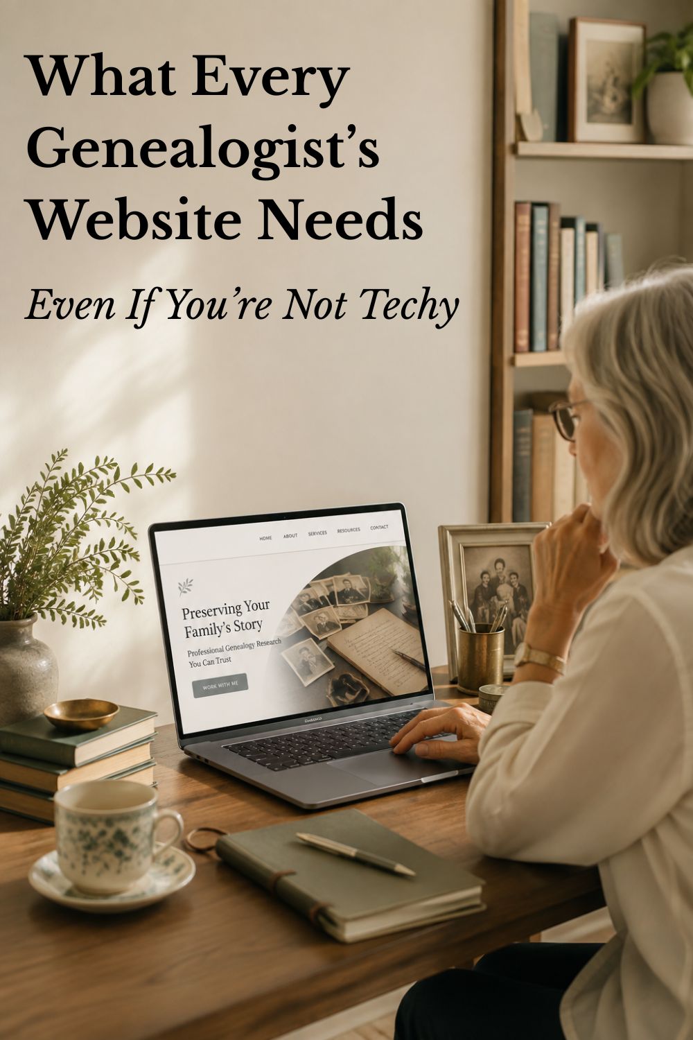 Website design for genealogists