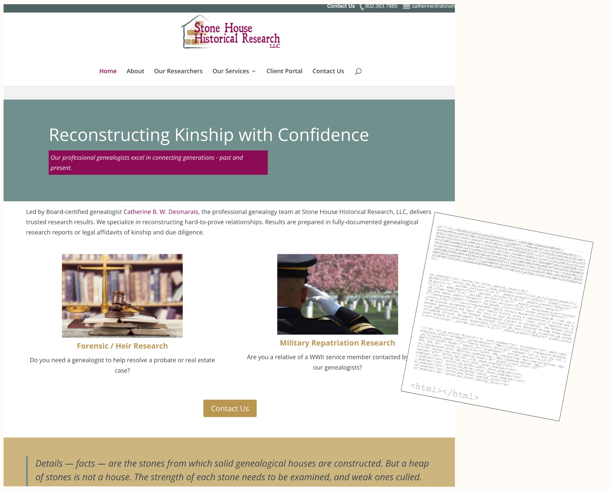 Stone House Historical Research